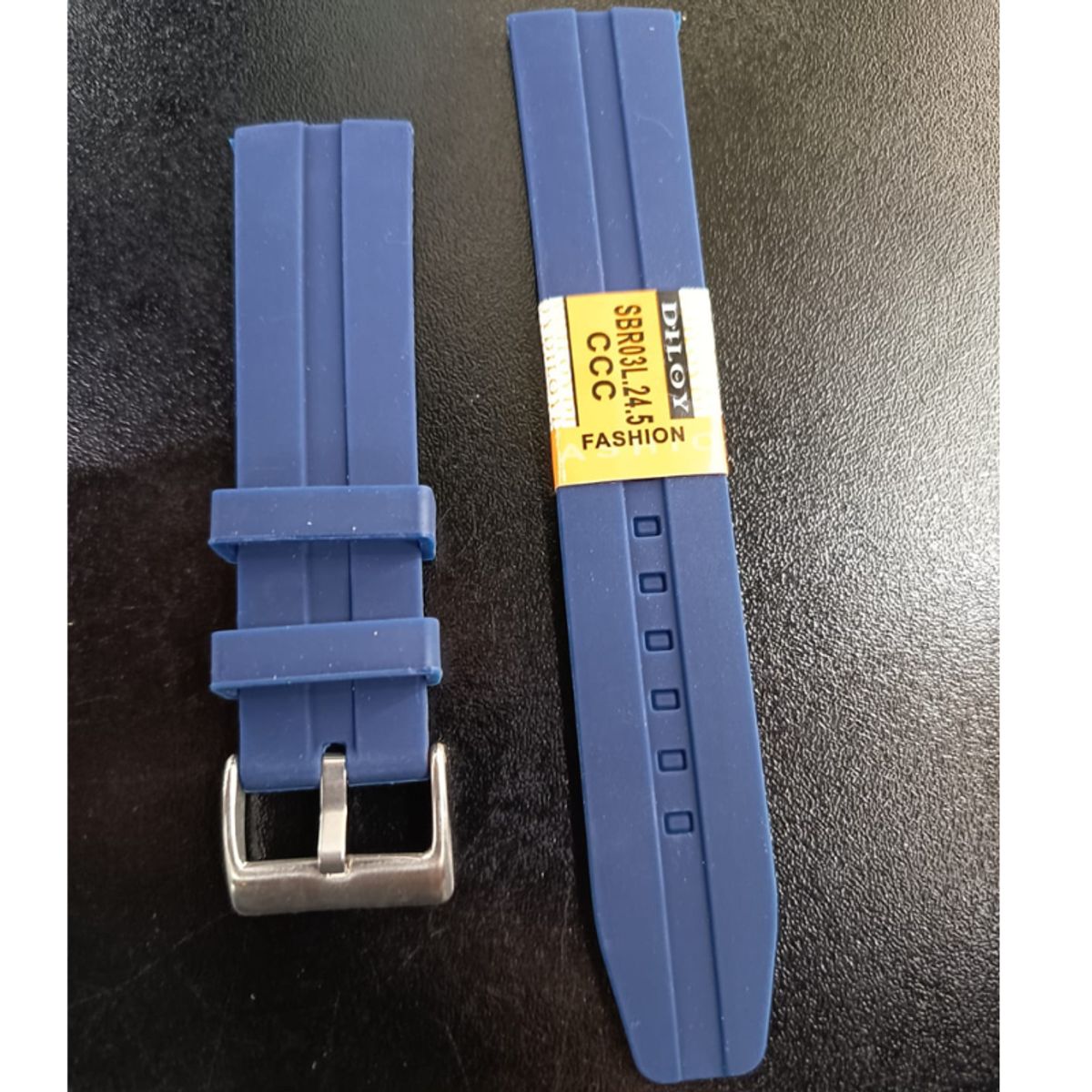 GENERICO - Correa Reloj Silicona Calidad Diloy 24 Mm
