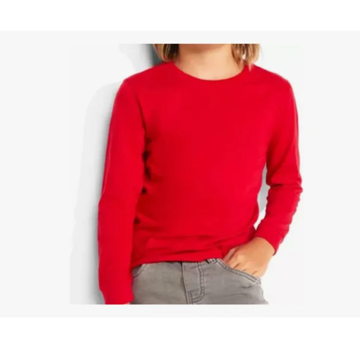 AGW - Pack 3 Camisetas Niño 100% Algodón Manga Larga