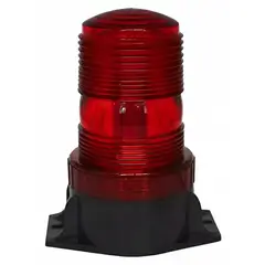 GENERICO - Baliza Led Strobo 30 Led Rojo Apernable 12/24 Volt