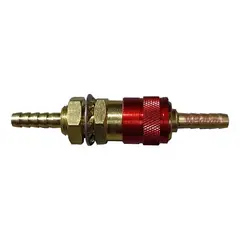GENERICO - Acople rápido de manguera de Argón, Oxigeno y Gas Color Rojo y Azul