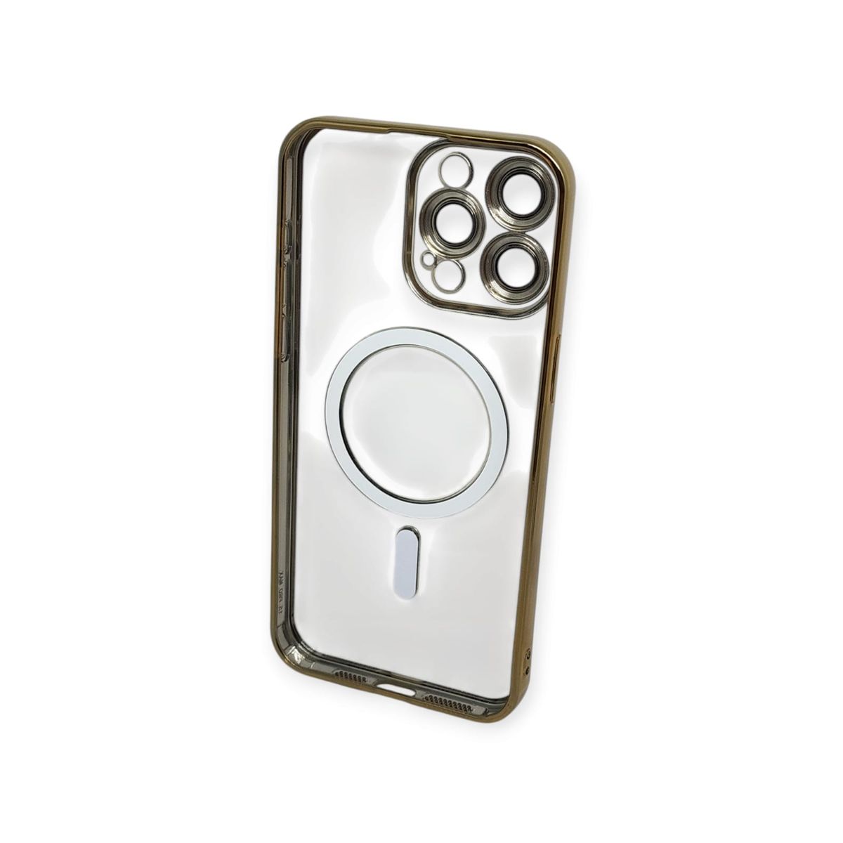 GENERICO - Funda Elegante Magfase Genérica iPhone 15 Pro Max Dorado