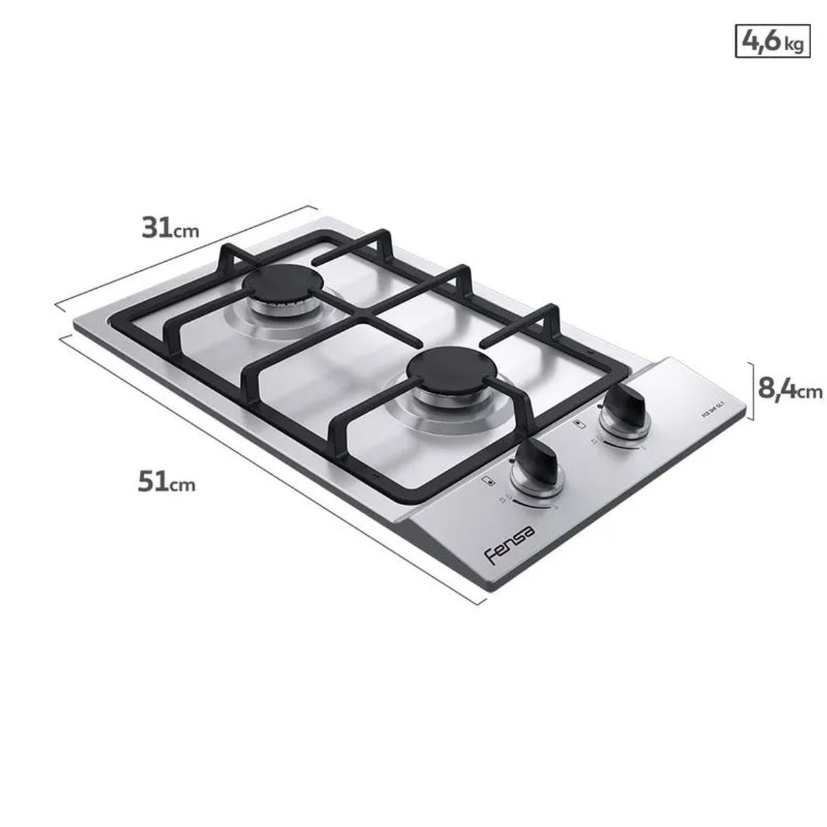 FENSA - Hornilla a gas Fensa 2 platos