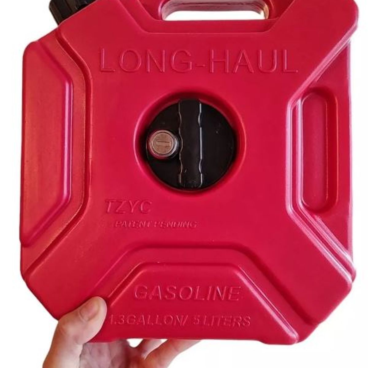 GENERICO - Bidón De Bencina Moto 5lt. Plástico Con Llave Y Fijación.