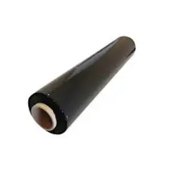 METALFER - Film Negro Para Embalaje Rollo 300 Mts Strech