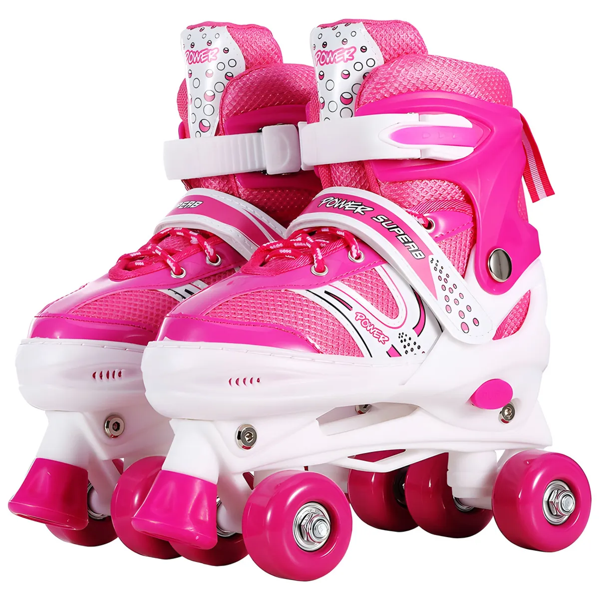 GENERICO - Patines 4 Ruedas Ajustable Para Niños Niñas