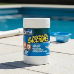 GENERICO - Alguicida Tableta Aguacol Para Piscina 1kg