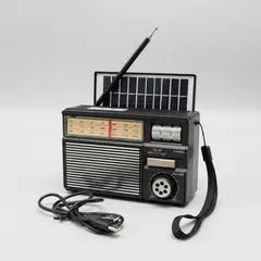 GENERICO - Radio Retro Solar Bluetooth AM/FM Modelo TS-969S Tasbel