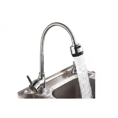 GENERICO - Llave de Cocina Monomando con Cuello Flexible y Rociador de Doble Función