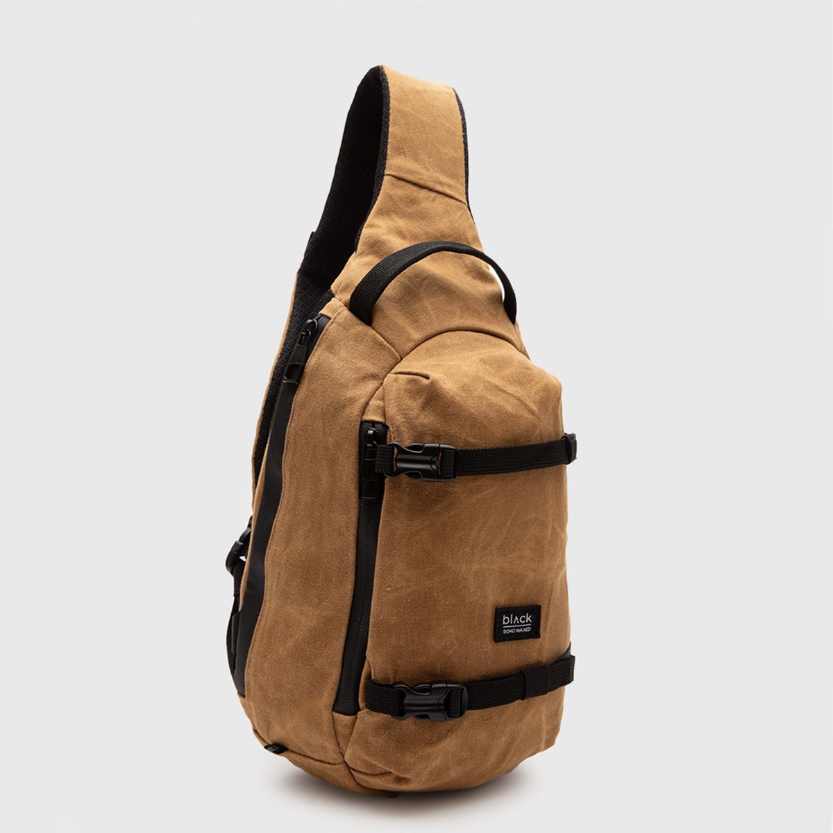 BLACK - Mochila Sling Bag Soho Mustard Black Bubba