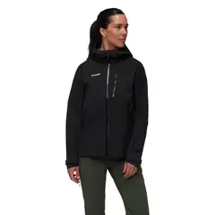 MAMMUT - Chaqueta Mujer Alto Guide Hs Hooded Negro