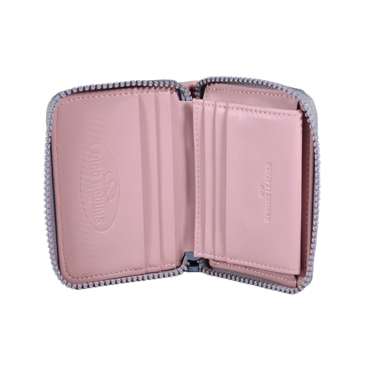 GINO RODINIS - Billetera de Cuero Gino Rodinis Diana 1147 Rosado