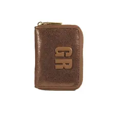 GINO RODINIS - Billetera de Cuero Vicenza 1142 Dorado Cobrizo