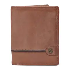 GINO RODINIS - Billetera de Cuero Texas 1.161 Camel - Marrón