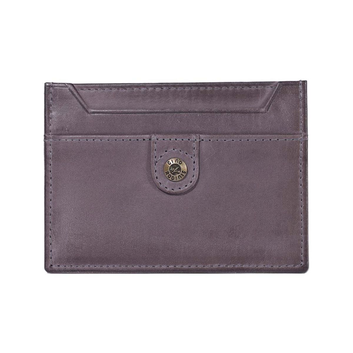 GINO RODINIS - tarjetero de Cuero Gino Rodinis Farm 976 Gris