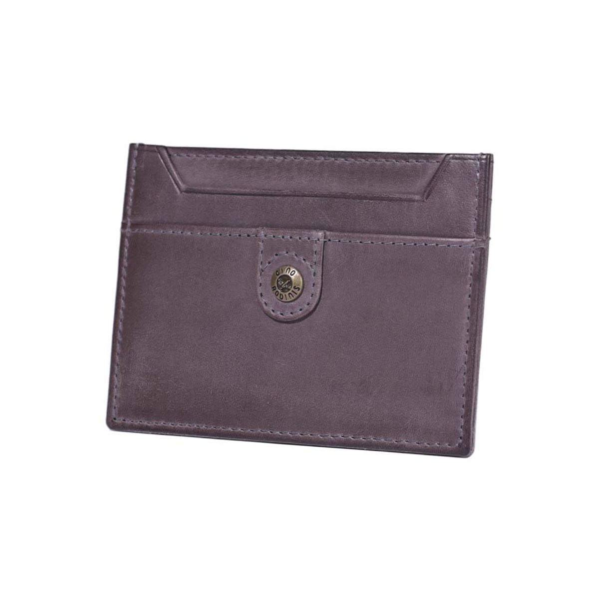 GINO RODINIS - tarjetero de Cuero Gino Rodinis Farm 976 Gris