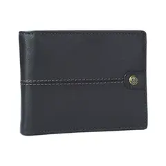 GINO RODINIS - Billetera de Cuero Burano 1180 Azul