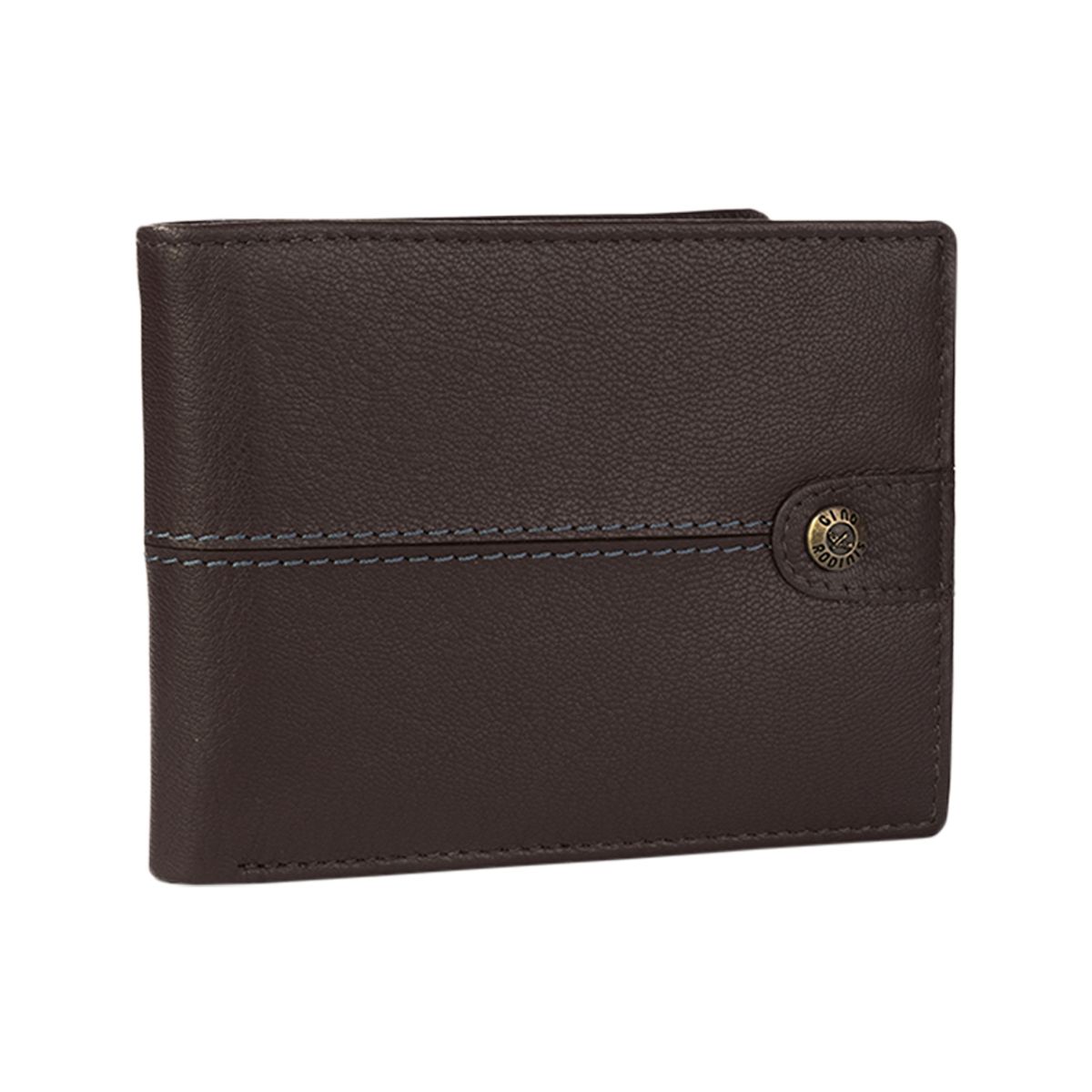 GINO RODINIS - Billetera de Cuero Gino Rodinis Burano 1181 Café