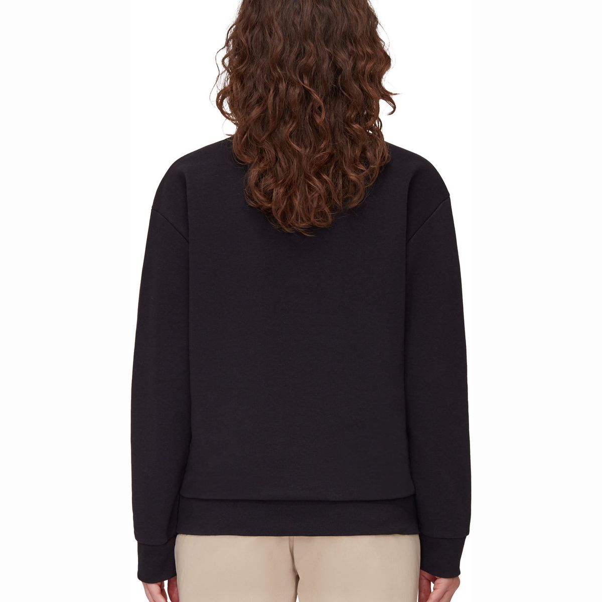 MAMMUT - Poleron Mujer Core Ml Crew Neck 1862 Negro Mammut