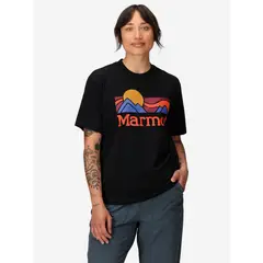 MARMOT - Polera Mujer Coastal Tee Ss Negro