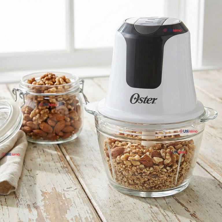 OSTER Mini picadora Oster® 3 tazas con tazón de vidrio FPSTFP3340 Versión 2026