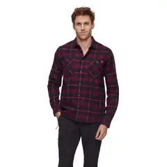 MAMMUT - Camisa Hombre Alvra Longsleeve Rojo