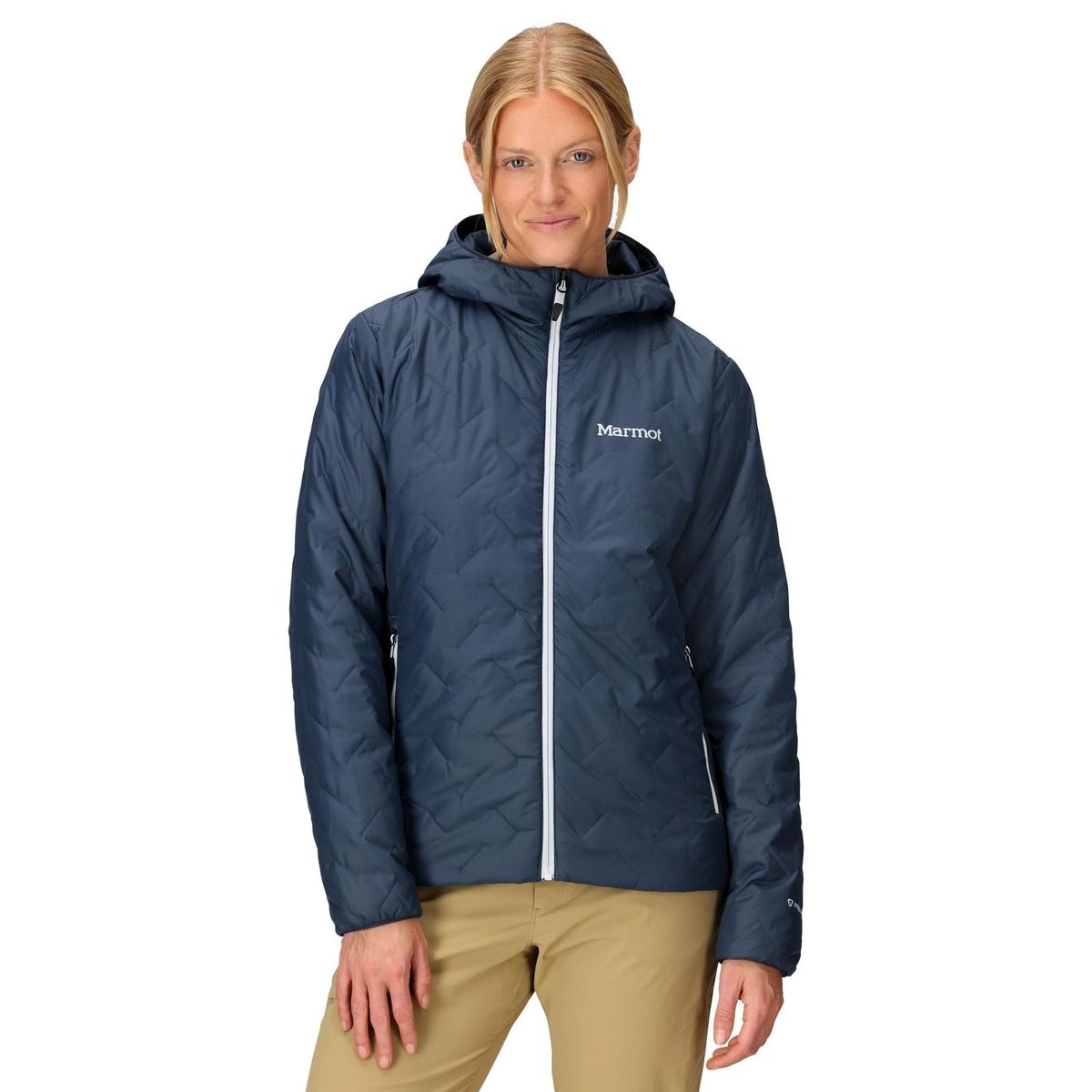 MARMOT - Chaqueta Mujer Monoquilt Hoody Azul Marmot