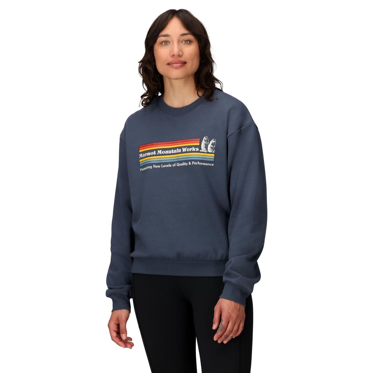 MARMOT - Poleron Mujer Marmot 1983 Azul