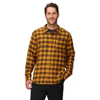 Camisa Hombre Lightweight Flannel Ls Amarillo