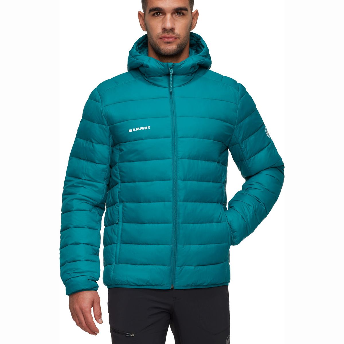 MAMMUT - Chaqueta Hombre Crag In Hooded Verde Mammut