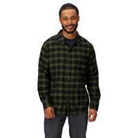 Camisa Hombre Lightweight Flannel Ls Verde