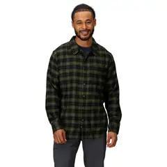 MARMOT - Camisa Hombre Lightweight Flannel Ls Verde