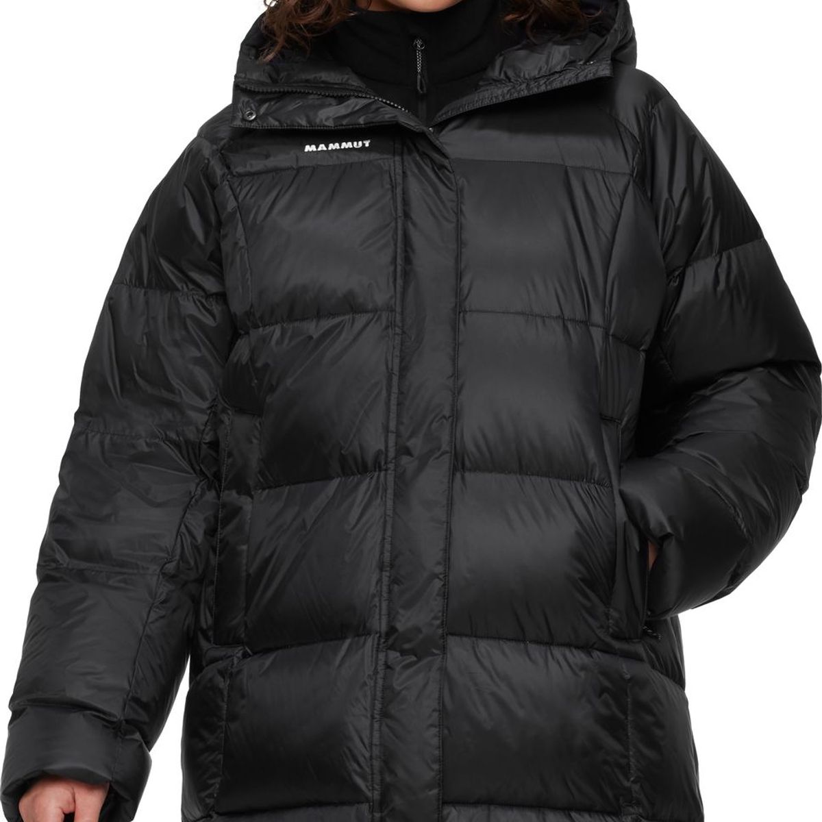 MAMMUT - Chaqueta Mujer Glacier Glow In Hooded Parka Negro Mammut