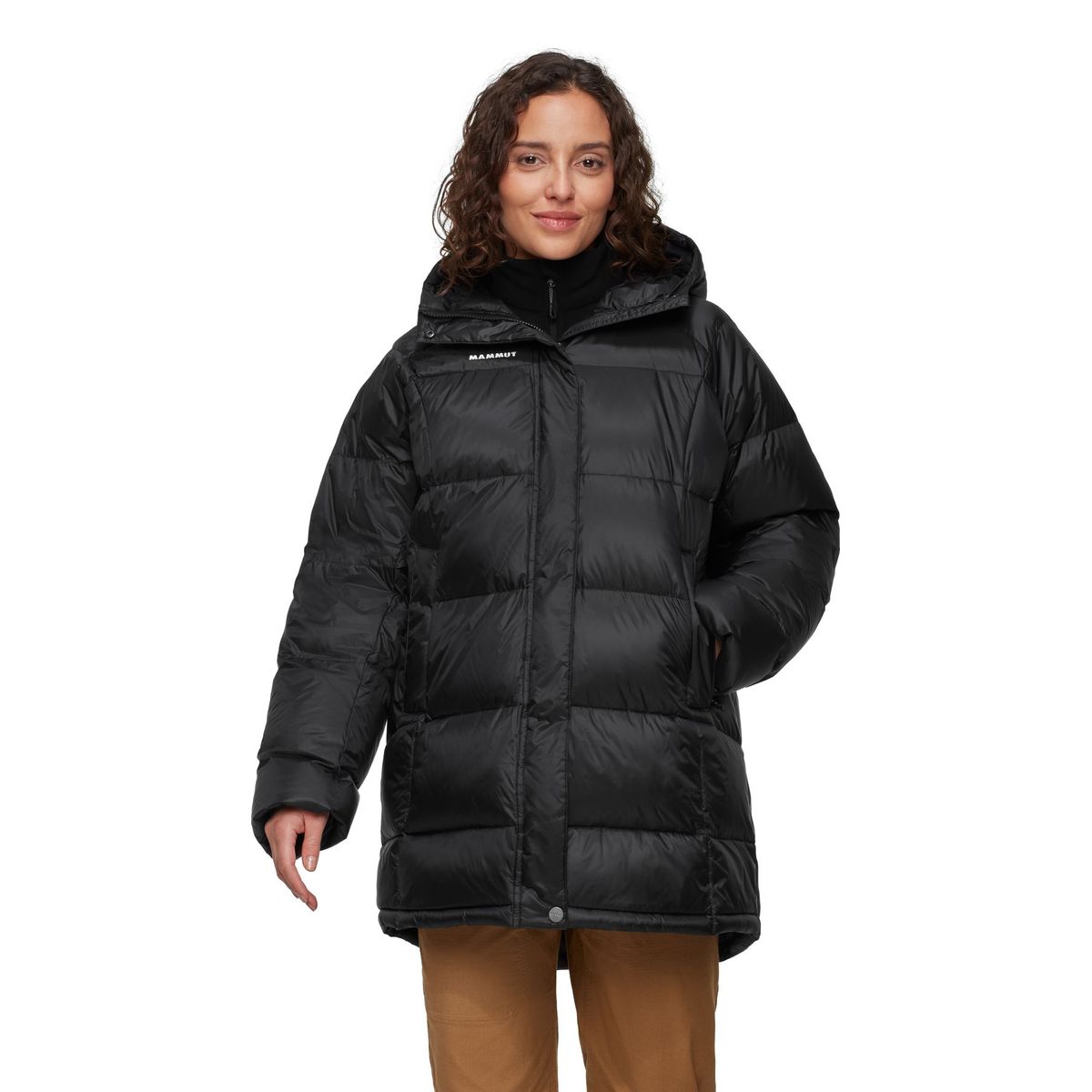 MAMMUT - Chaqueta Mujer Glacier Glow In Hooded Parka Negro Mammut