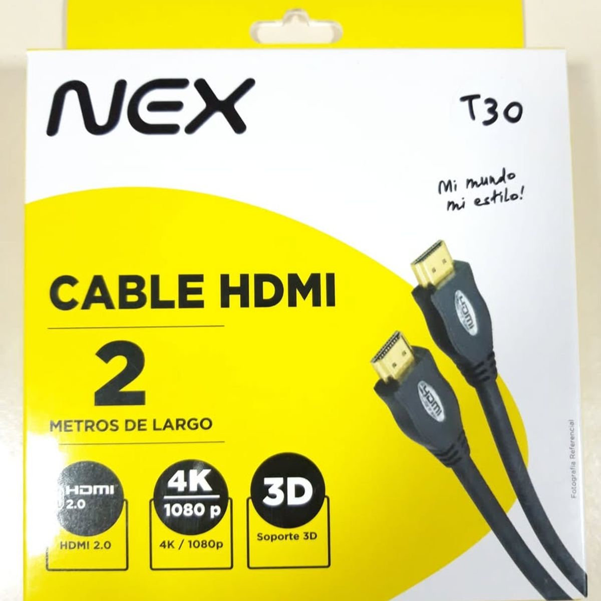 GENERICO - Cable HDMI 2m Nex