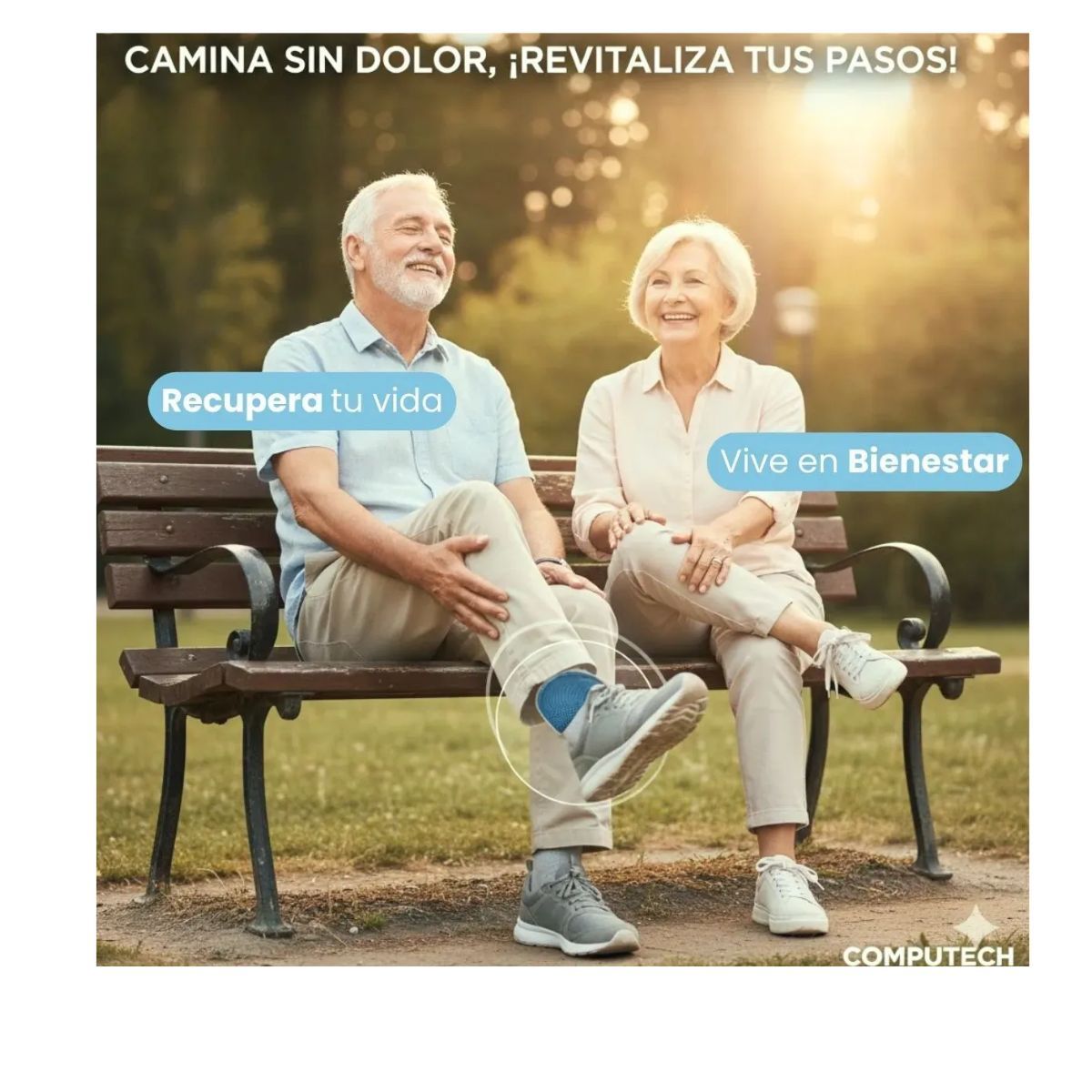 COMPUTECH - Plantillas Ortopedicas Fascitis Plantar Espolon Juanetes Gel 43-44