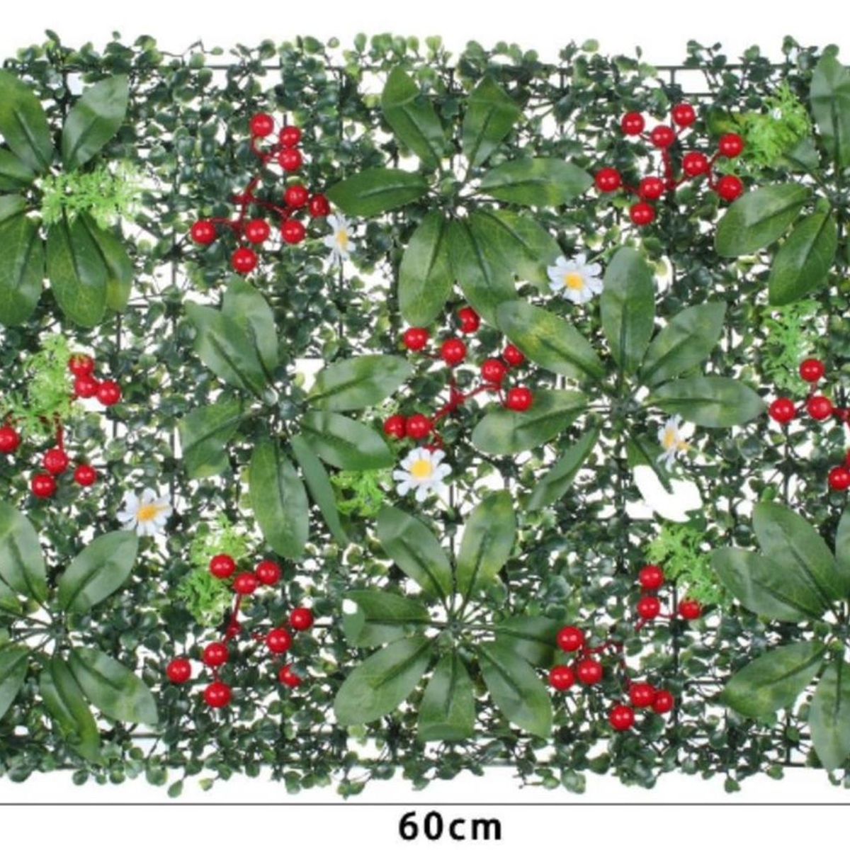 JAGIMA - Jardín Muro Vertical Artificial C palmeta Plantas 60x40 cm