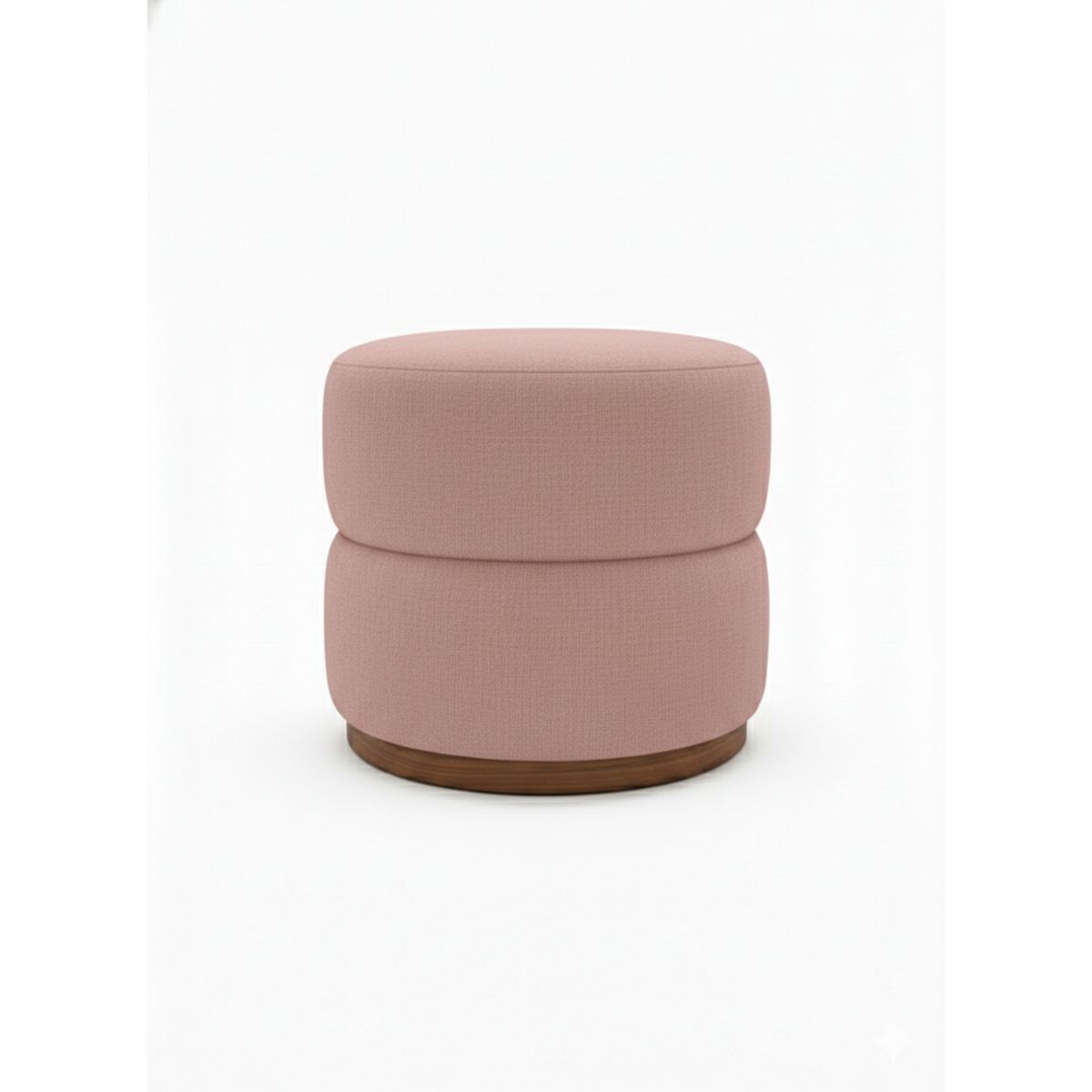 MUEBLES NEW - PUFF GIRATORIO PALO ROSA LINO