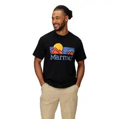 MARMOT - Polera Hombre Coastal Tee Ss Negro