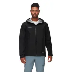 MAMMUT - Chaqueta Hombre Crater Light Hs Hooded Negro