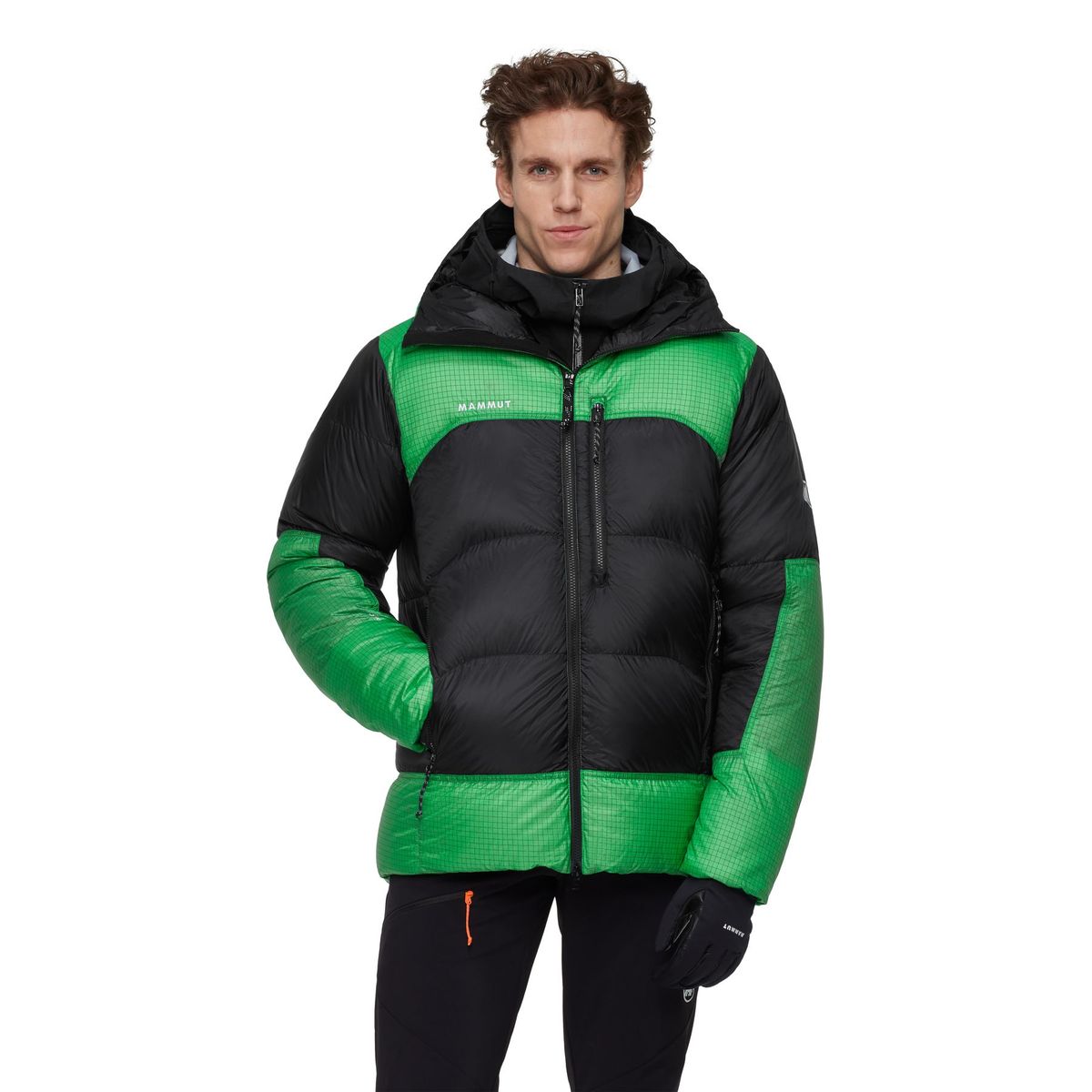 MAMMUT - Chaqueta Hombre Taiss Pro Belay In Hooded Verde Mammut