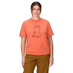 MARMOT - Polera Mujer Flower Marty Tee Ss Naranjo