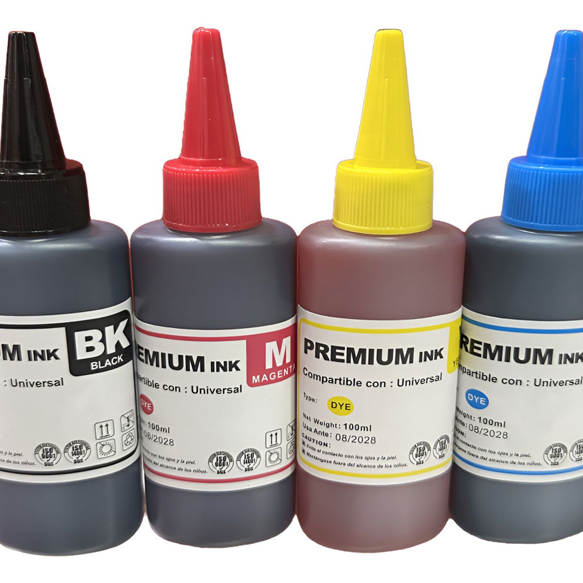 GENERICO - Pack 4 Tintas Alternativa 100 Ml