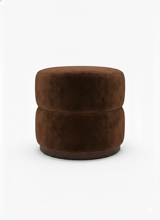 PUFF GIRATORIO CHOCOLATE FELPA Chocolate