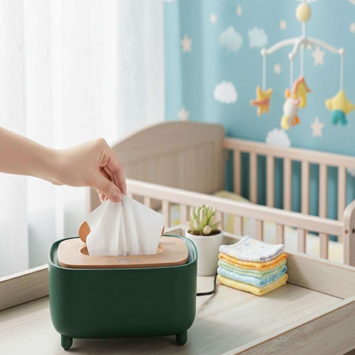 GENERICO - Caja termica para toallitas humedas de bebe USB