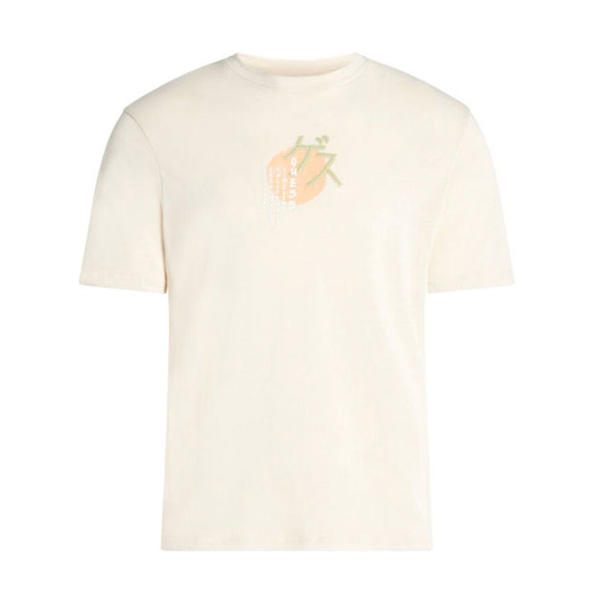 GUESS - Polera Cn Ss Art Print Tee Beige