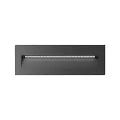 LED STUDIO - EMBUTIDO DE MURO RECTANGULAR 8W LUZ CÁLIDA IP65