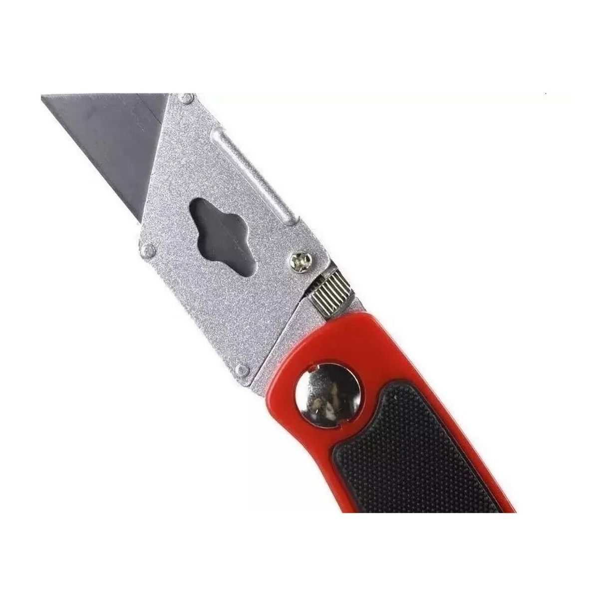 GENERICO - Corta Cartón Cutter Plegable con 6 Hojas de Repuesto 00092