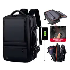 LUXGEAR - Mochila De Viaje con Bomba al Vacio 900D 22 Litros