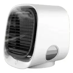 GENERICO - Mini Enfriador Portátil Para Escritorio Aircooler Ventilador Blanco