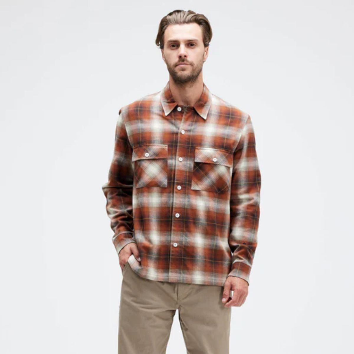 STANCE - Camisa Stance Lowell Button Up Brown